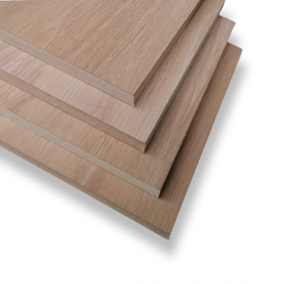 White Oak Veneered Natural MDF Board Full Size