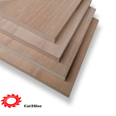 White Oak Veneered Natural MDF Board Cut 2 Size
