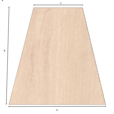 Type D MDF Shape  Cut to Size