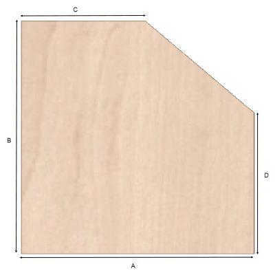 Type F MDF Shape Cut to Size