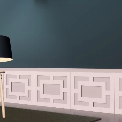 Mid Century Wainscoting Wall Panels