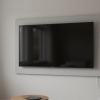 U708 PM Light GreyTV Light Grey TV Wall Panel