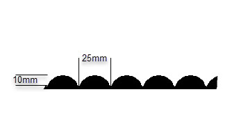 Ribbed Wall Panels Mini flute