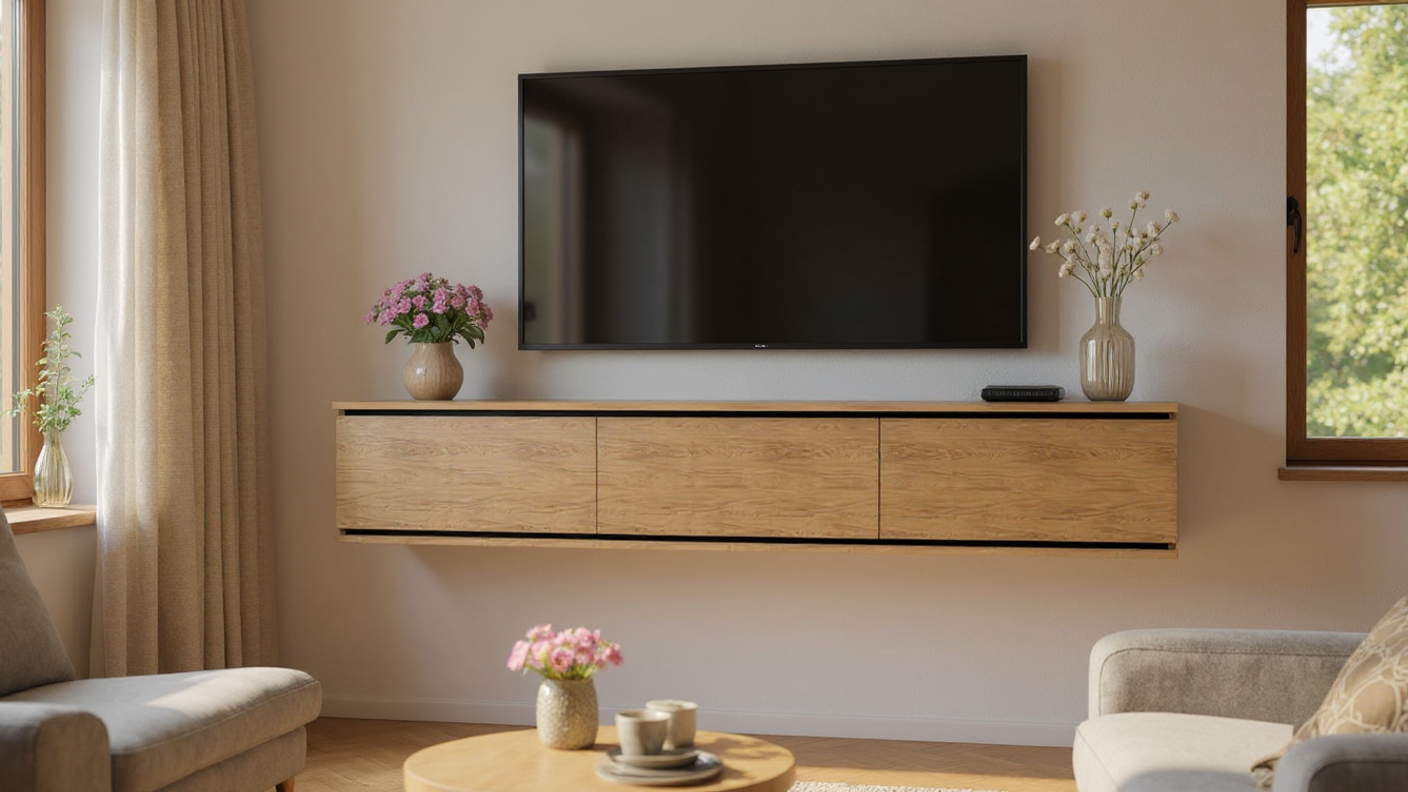 TV Cabinet Stand ''VELLIO Line'' Drawers - Image 6