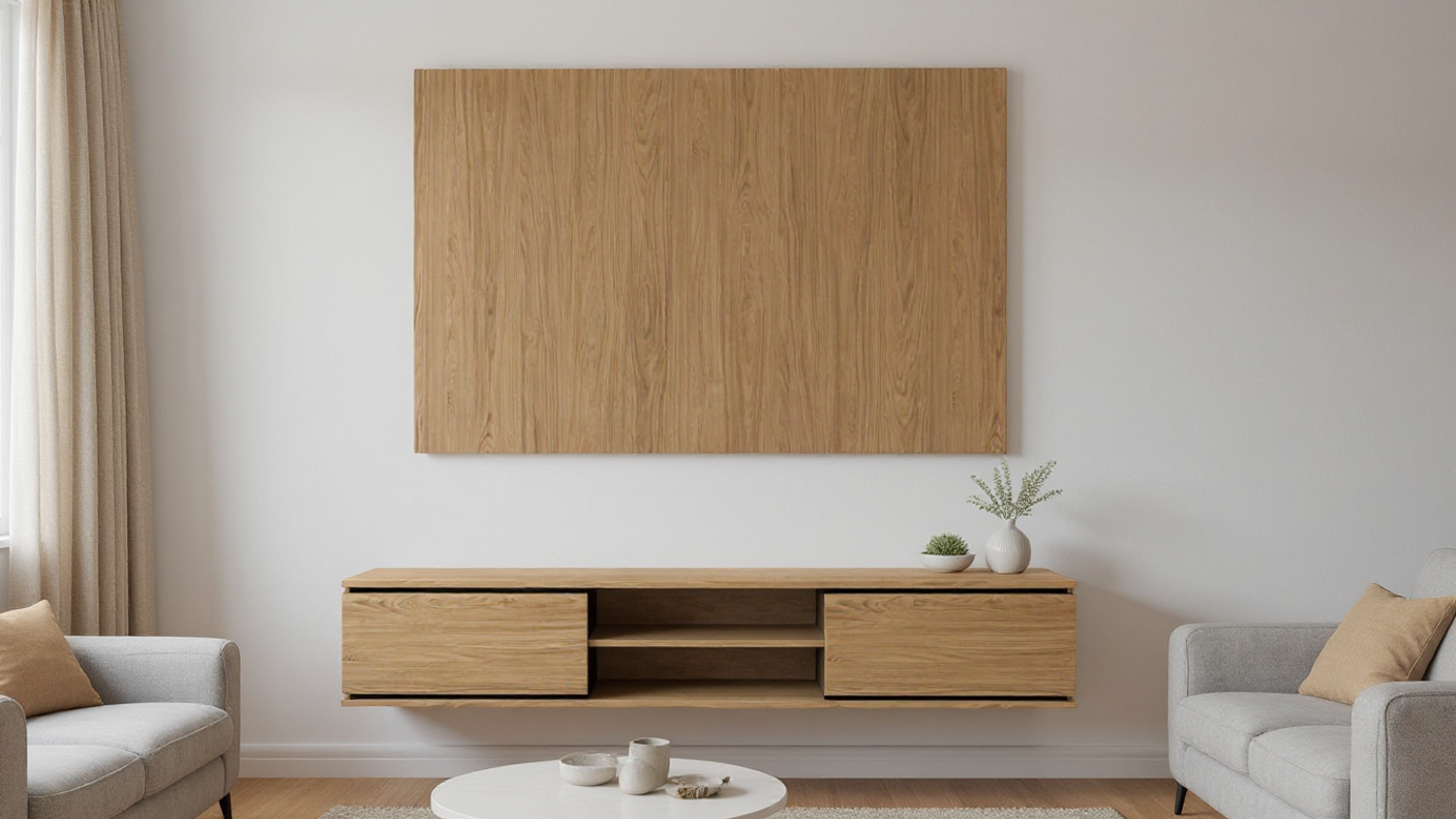 TV Cabinet for media wall Casella Oak