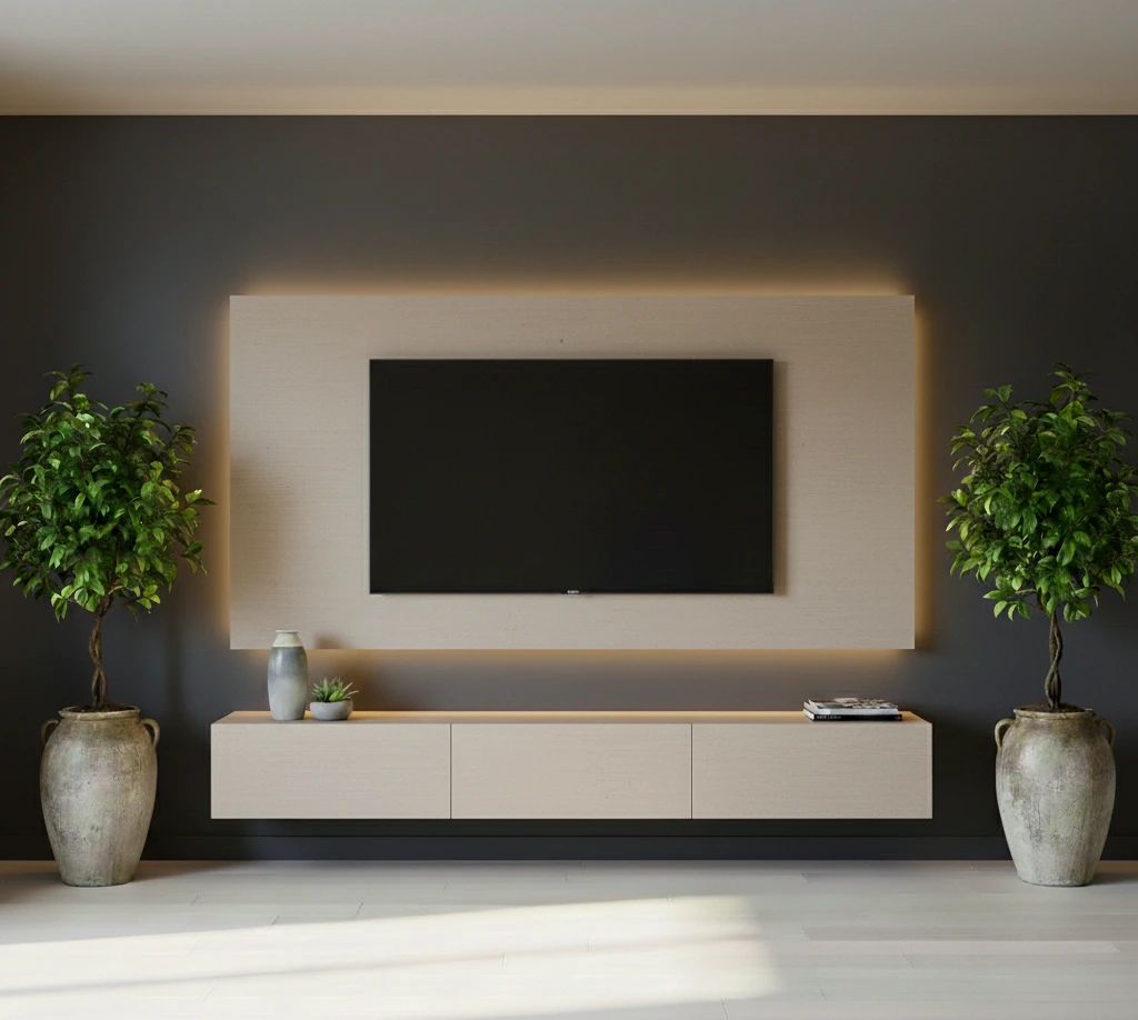 TV Back Panel Cashmere