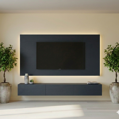 TV Back Panel Indigo Blue U599 TM
